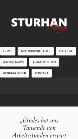 Vorschau der mobilen Webseite www.pro-stock.de, Drag Racing Harald Sturhan