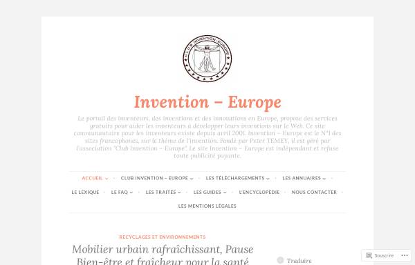Vorschau von www.invention-europe.com, Invention Europe