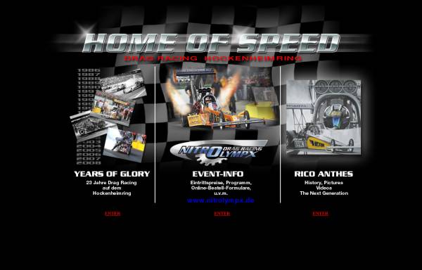 Vorschau von www.dragster.de, Home of Speed