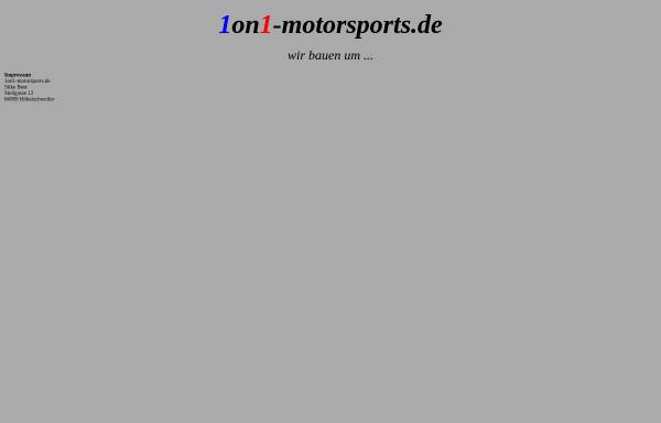 Vorschau von 1on1-motorsports.de, 1on1-motorsports
