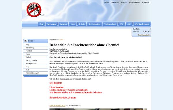 Vorschau von www.insektenstiche.ch, Compustreet