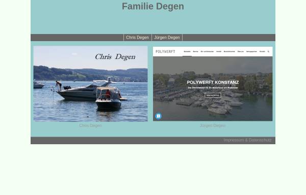 Vorschau von www.degen-konstanz.de, Degen, Familie