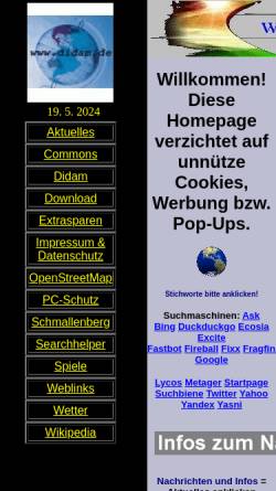 Vorschau der mobilen Webseite www.didam.de, Didam, Stefan