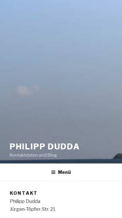 Vorschau der mobilen Webseite www.philippd.de, Dudda, Philipp