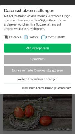 Vorschau der mobilen Webseite www.lehrer-online.de, Lehrer-Online