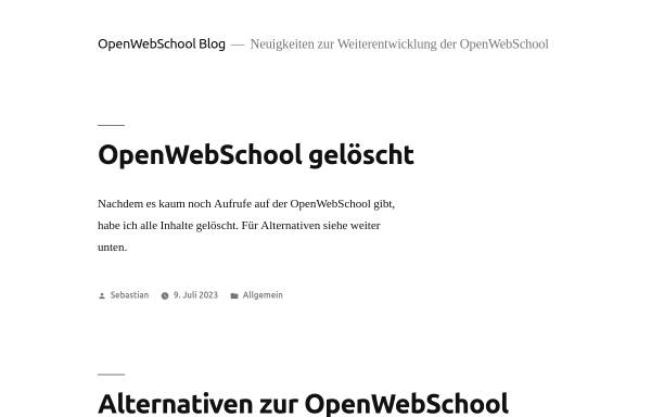 Vorschau von www.openwebschool.de, Open Web School