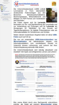 Vorschau der mobilen Webseite www.zum.de, Unterrichtsdatenbank von Norbert Böing