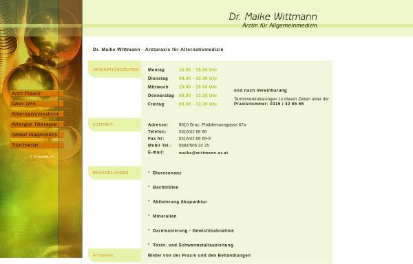 Vorschau von wittmann.or.at, Dr. Maike Wittmann