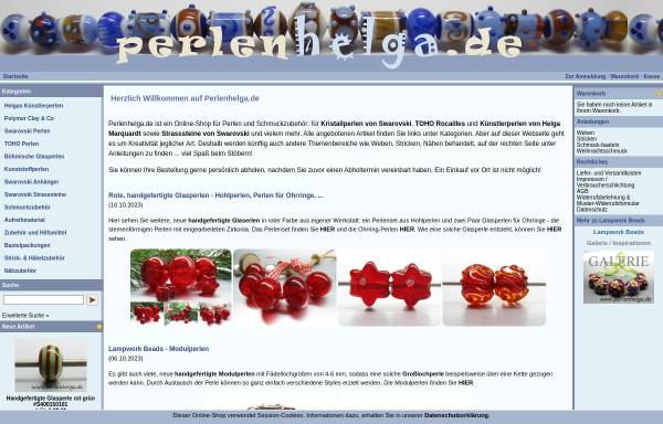 Vorschau von www.perlenhelga.de, Helga Marquardt, Magical Beads