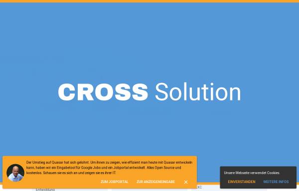 Vorschau von cross-solution.de, Consulting & Research Open Source Solutions