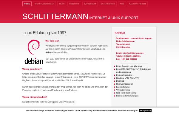 Vorschau von www.schlittermann.de, Heiko Schlittermann