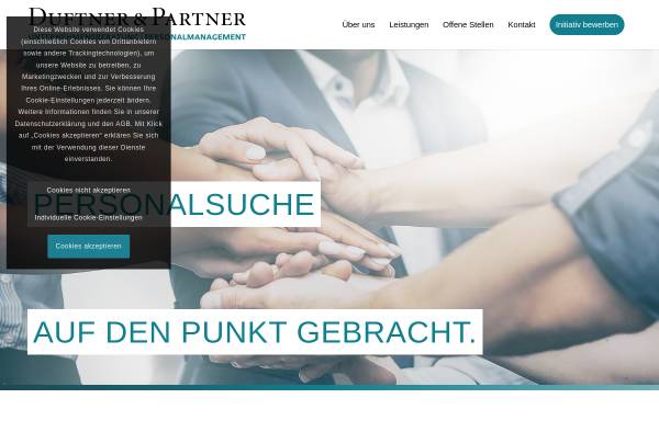 Vorschau von www.duftner.at, Duftner & Partner Unternehmensberatung GmbH