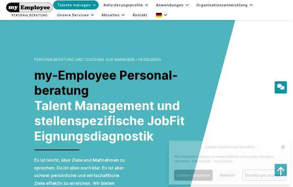 Vorschau von my-employee.de, My-Employee GFCI GmbH