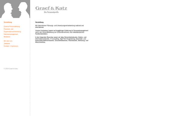 Vorschau von www.diepersonalprofis.de, Graef + Katz