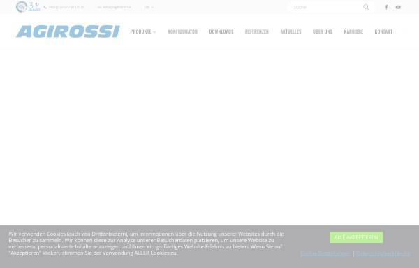 Vorschau von www.agirossi.de, Agirossi GmbH Industrie- und Mobilhydraulik