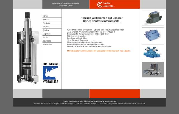 Vorschau von www.cartercontrols.de, Carter Controls GmbH