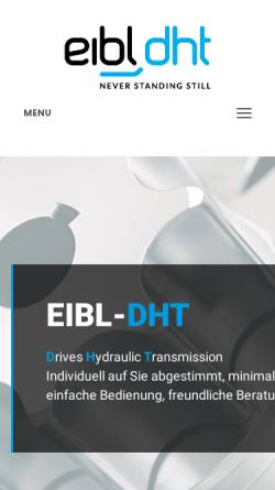 Vorschau der mobilen Webseite www.eibl-hydraulik.at, Eibl Hydraulic & Drives OEG
