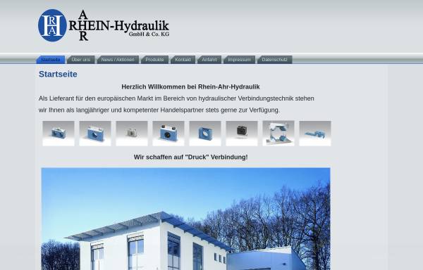 Vorschau von www.rhein-ahr-hydraulik.com, Rhein-Ahr-Hydraulik GmbH & Co.KG