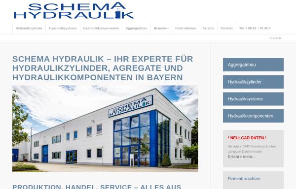 Vorschau von www.schema-hydraulik.com, Schema Hydraulik GmbH