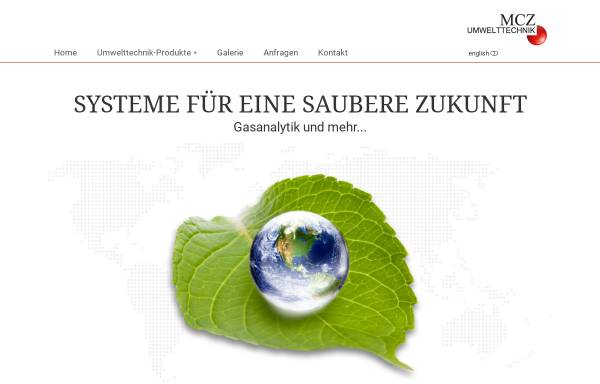 Vorschau von www.mcz.de, Umwelttechnik MCZ GmbH