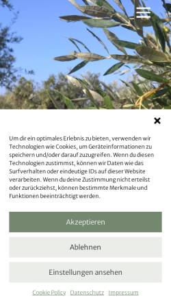 Vorschau der mobilen Webseite www.alisseos.de, Alisseos, Dagmar Genth