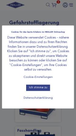 Vorschau der mobilen Webseite www.meiller-umwelttechnik.de, Meiller GmbH & Co. KG