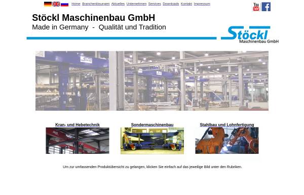 Vorschau von www.shft.de, Stoeckl Maschinenbau GmbH