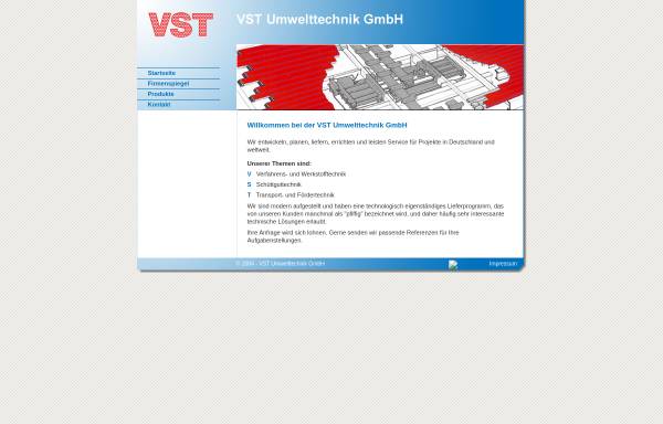 Vorschau von www.vst-umwelttechnik.de, VST Umwelttechnik GmbH