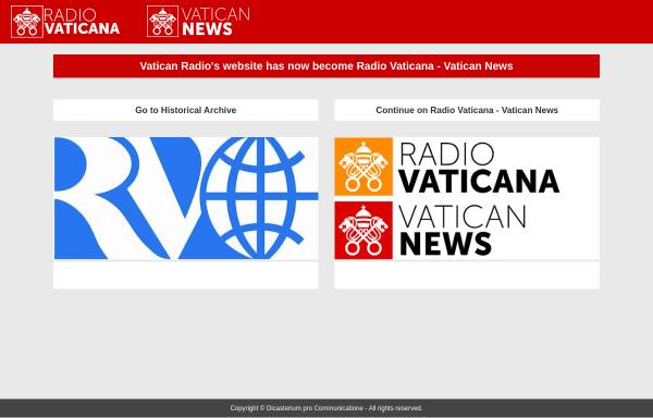 Vorschau von www.radiovaticana.va, Radio Vatikan