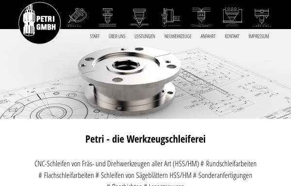 Vorschau von www.cnc-petri.de, Petri GmbH