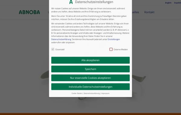 Vorschau von www.abnoba.de, Abnoba Heilmittel GmbH