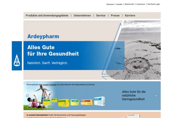 Vorschau von www.ardeypharm.de, Ardeypharm GmbH