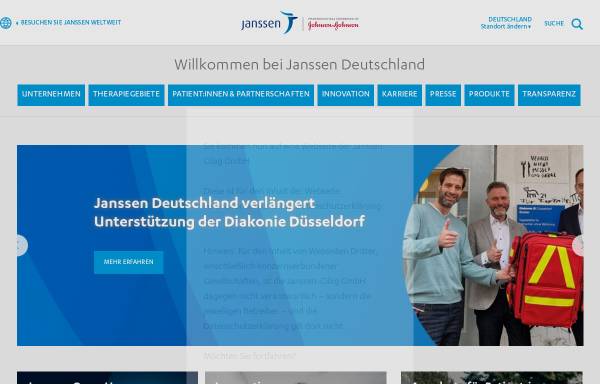 Vorschau von janssen-deutschland.de, Janssen-Cilag GmbH