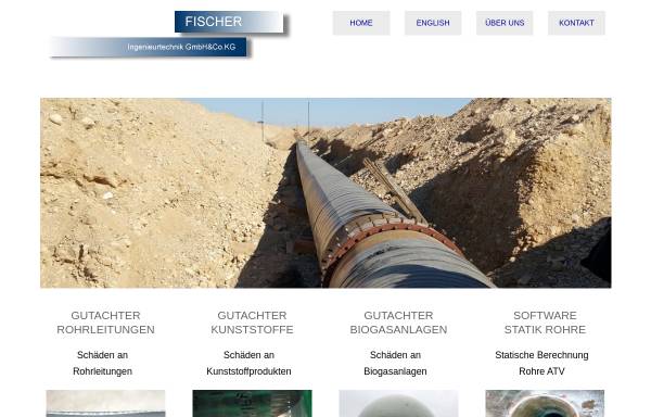 Vorschau von www.fischer-ingenieurtechnik.de, Ingenieur- und Sachverständigenbüro Fischer