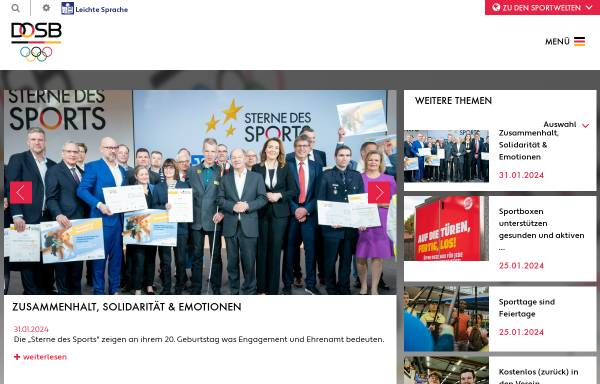 Vorschau von www.ehrenamt-im-sport.de, Ehrenamt im Sport