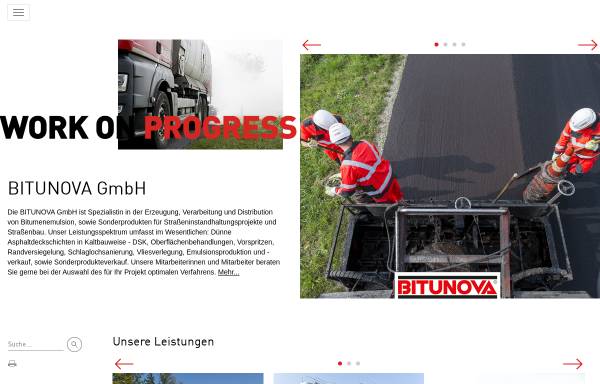 Vorschau von www.bitunova.de, Colas Bauchemie GmbH