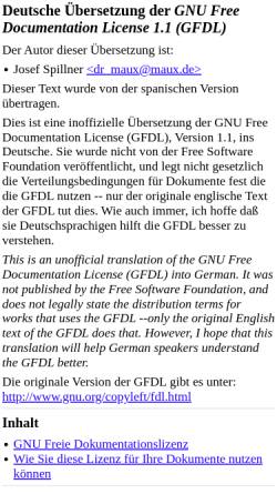 Vorschau der mobilen Webseite nautix.sourceforge.net, GNU Free Documentation License 1.1 (GFDL)