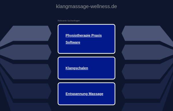 Vorschau von www.klangmassage-wellness.de, Klangmassage Wellness