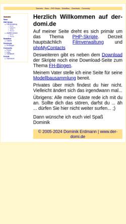 Vorschau der mobilen Webseite www.der-domi.de, Erdmann, Dominik
