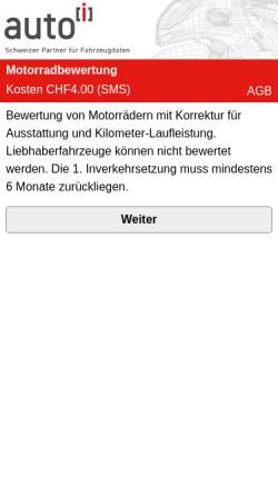 Vorschau der mobilen Webseite www.mototax.ch, Mototax.ch