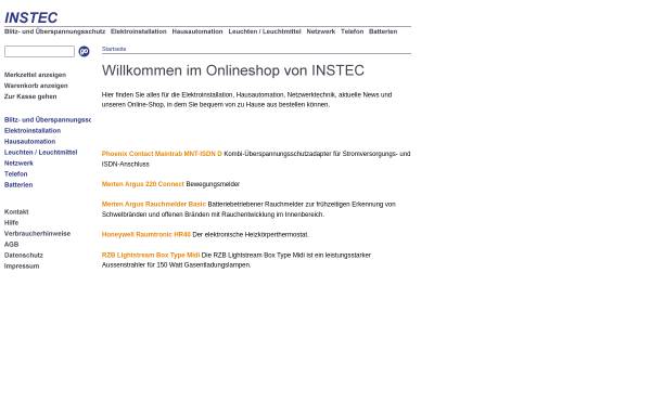 Vorschau von www.instec.de, Instec