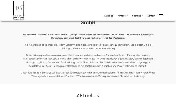 Vorschau von www.helwig-architekten.de, Helwig & Helwig Architekten und Stadtplaner