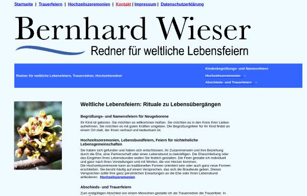 Vorschau von www.bestattungsrede.de, Bernhard Wieser