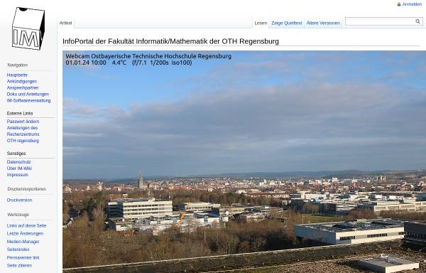 Vorschau von fbim.fh-regensburg.de, InfoPortal - FH Regensburg