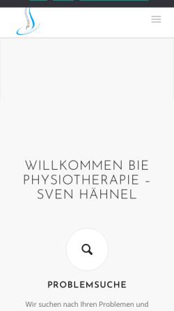 Vorschau der mobilen Webseite physiotherapie-falkensee.de, Physiotherapie Kamprath & Liebrecht