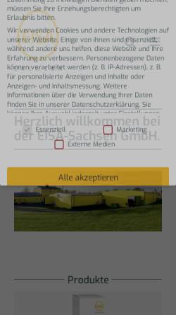 Vorschau der mobilen Webseite www.eisa.de, EISA GmbH