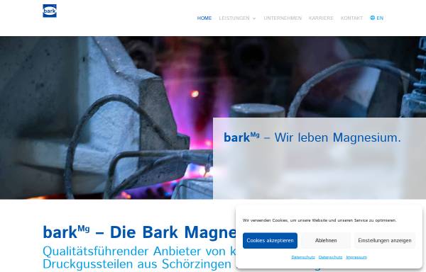 Vorschau von www.cc-bark.de, C&C Bark Magnesiumdruckguss und Formenbau GmbH