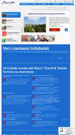 Vorschau der mobilen Webseite de.marys.cz, Mary's Travel & Tourist Services