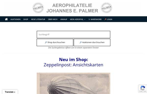 Vorschau von www.aerophil.de, Aerophilatelie-Palmer