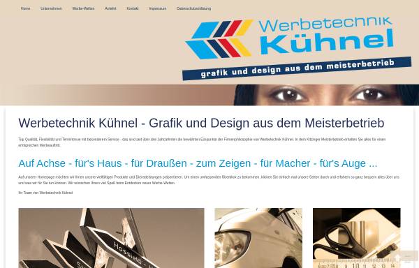 Vorschau von www.werbetechnik-kuehnel.de, Werbetechnik Kühnel